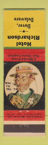 Matchbook Cover - Hotel Richardson Dover DE