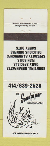 Matchbook Cover - Sandpiper Restaurant
