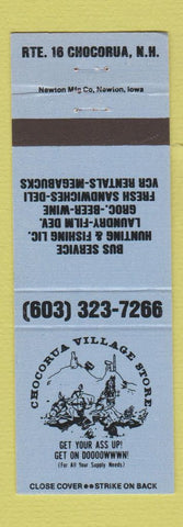 Matchbook Cover - Chocorua Village Store NH