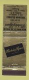Matchbook Cover - Berkeley Square Men's Clothes Freeman Elmira NY