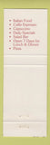 Matchbook Cover - Mom's Inn Edison NJ