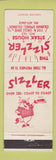 Matchbook Cover - Sizzler Steak House Colorado Springs