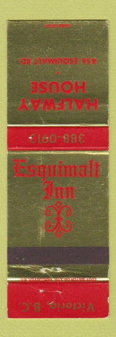 Matchbook Cover - Esquimalt Inn Halfway House Victoria BC WEAR