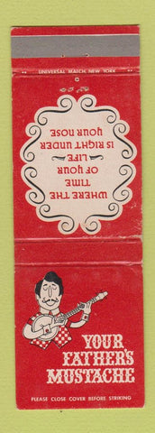 Matchbook Cover - Your Father's Mustache  WEAR