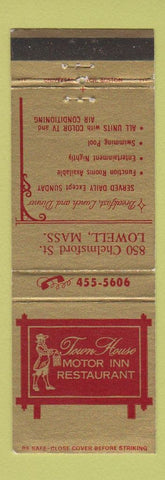 Matchbook Cover - Town House Motor Inn Restaurant Lowell MA