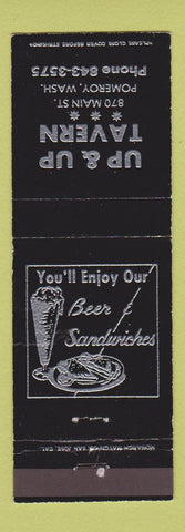 Matchbook Cover - Up and Up Tavern Pomeroy WA