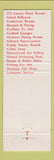 Matchbook Cover - Kingsley Inn Bloomfield Hills MI