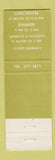 Matchbook Cover - The Afton Florham Park NJ