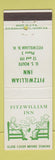 Matchbook Cover - Fitzwilliam Inn NH DD Bean