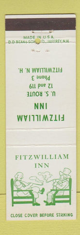 Matchbook Cover - Fitzwilliam Inn NH DD Bean