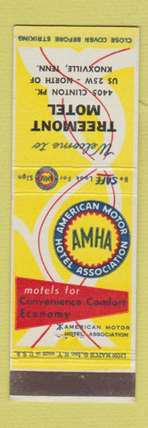 Matchbook Cover - Treemont Motel Knoxville TN