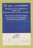 Matchbook Cover - Day Maddock 50th Cleveland OH construction equipment 40 Strike
