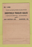 Matchbook Cover - Mobile Park Home Dealer Hammond IN WRN 40 Strike