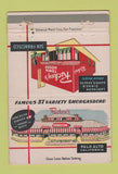 Matchbook Cover - Rickey's Restaurant Palo Alto CA San Francisco 40 Strike