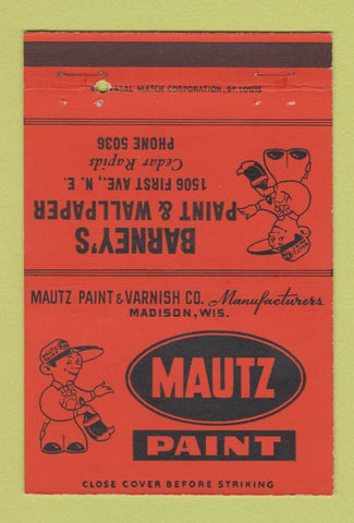 Matchbook Cover - Dean Lumber Gilmer TX 40 Strike