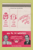 Matchbook Cover - Liberty Coach Trailers Bremen IN 40 Strike