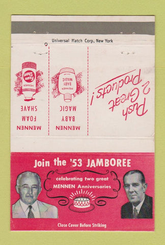 Matchbook Cover - Liberty Coach Trailers Bremen IN 40 Strike
