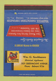 Matchbook Cover - Clarion Radio Wm Stockhausen 40 Strike