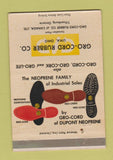 Matchbook Cover - Gro Cord Rubber Lima OH Shoe Soles 40 Strike