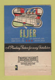 Matchbook Cover - Eljer Plumbing Fixtures Gesling Lancaster OH 40 Strike