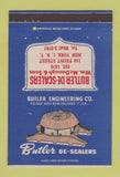 Matchbook Cover - Butler DeScalers New York City 40 Strike