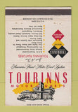 Matchbook Cover - Tourinns Motor Courts Allentown Annapolis Pittsburgh 40 Strike