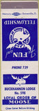 Matchbook Cover - Matchbook Cover Moose Lodge Buckhannon WV