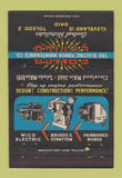 Matchbook Cover - Electric Power Maintenance Cleveland OH motors 40 Strike