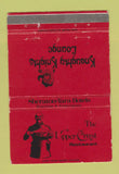Matchbook Cover - Upper Crust Restaurant Sheraton Braintree MA WEAR 40 Strike