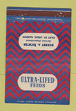 Matchbook Cover - Ultra Lifed Feeds Robert Richter East St Louis IL 40 Strike