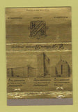 Matchbook Cover - Benson Hotels Minneapolis Indianapolis Chicago 40 Strike