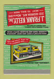 Matchbook Cover - J Frank Kelly Lumber Washington DC? 40 Strike