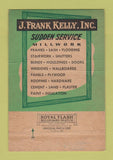 Matchbook Cover - J Frank Kelly Lumber Washington DC? 40 Strike