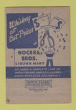 Matchbook Cover - Nocera Bros Liquor East Providence RI WEAR 40 Strike