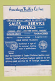 Matchbook Cover - Mobile Homes American Trailer Washington DC 40 Strike