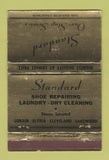 Matchbook Cover - Shoe Repair Cleveland Lakewood Lorain Elyria OH GOLD 40 Strike