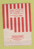 Matchbook Cover - Ford Ideal Laundry Dry Cleaning Kansas City MO WORN 40 Strike