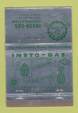 Matchbook Cover - Insto Gas Detroit MI torches furnaces 40 Strike