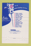 Matchbook Cover - First National Bank Whippany NJ 40 Strike