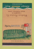 Matchbook Cover - Kroehler Furniture South Norwalk CT 40 Strike