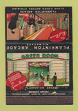 Matchbook Cover - Plankinton Arcade Milwaukee WI Green Room 40 Strike