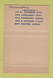 Matchbook Cover - National Bank and Trust South Bend IN 40 Strike