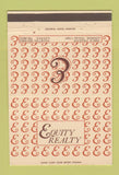 Matchbook Cover - Equity Real Estate Conroe TX 40 Strike