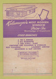 Matchbook Cover - Paris Cleaners Kalamazoo MI WEAR 40 Strike