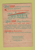 Matchbook Cover - Motel Jesup GA Howard Johnson 40 Strike