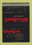 Matchbook Cover - Whirlpool Walldren's Furniture Chicago IL WORN 40 Strike