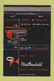 Matchbook Cover - Olean Household Furniture Carpet Olean NY 40 Strike