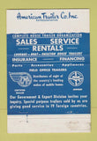 Matchbook Cover - Mobile Homes American Trailer Washington DC 40 Strike