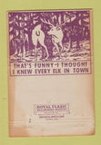 Matchbook Cover - Elks Lodge Hollywood FL WEAR 40 Strike