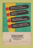 Matchbook Cover - John Ramming Machine Company St Louis MO 40 Strike